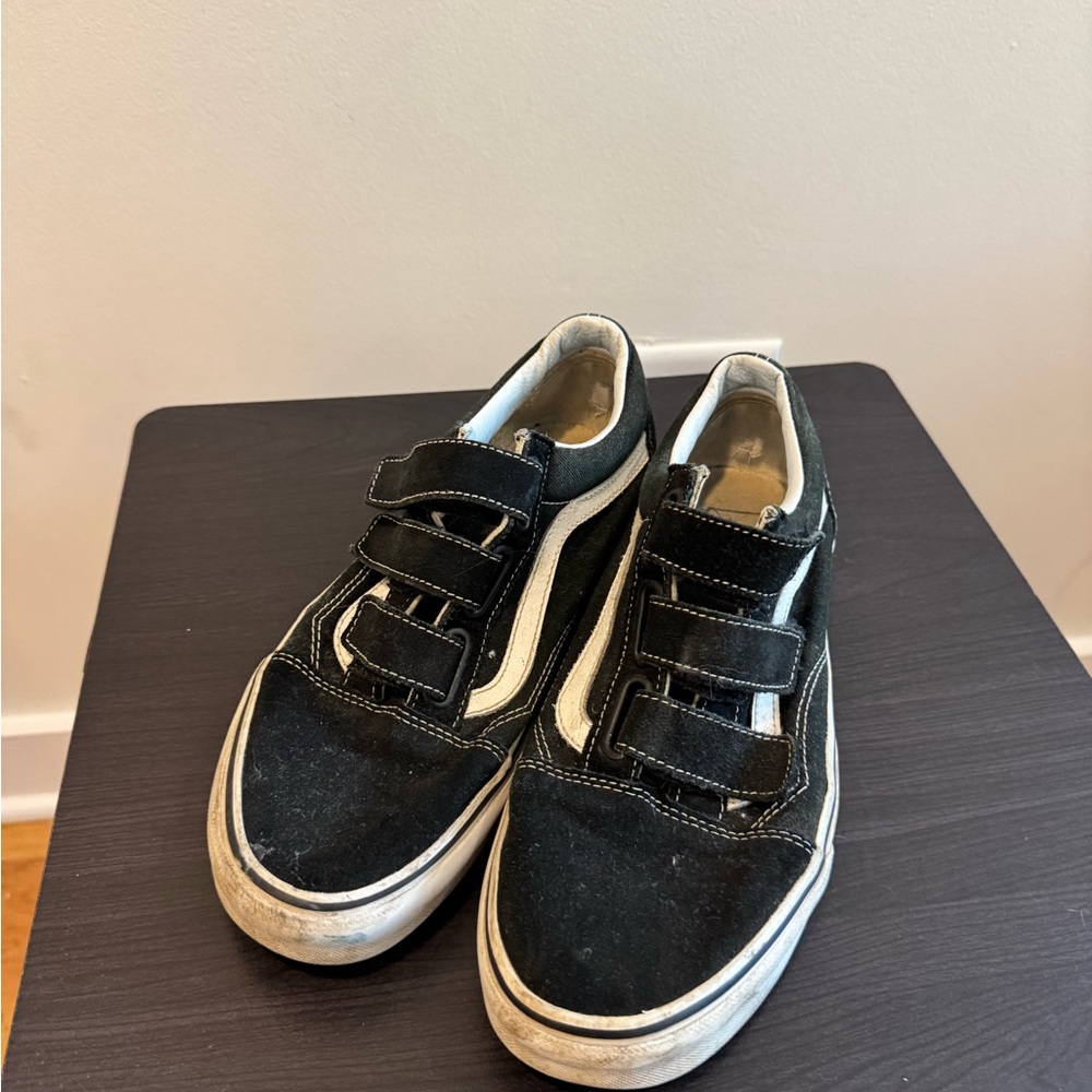 Vans Black Velcro Sneakers